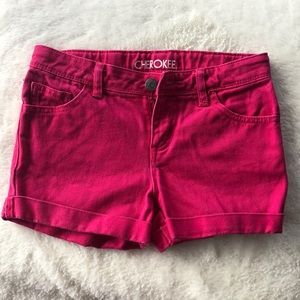 👱🏼‍♀️ NWOT - Pink Cherokee shorts - Size 10/12